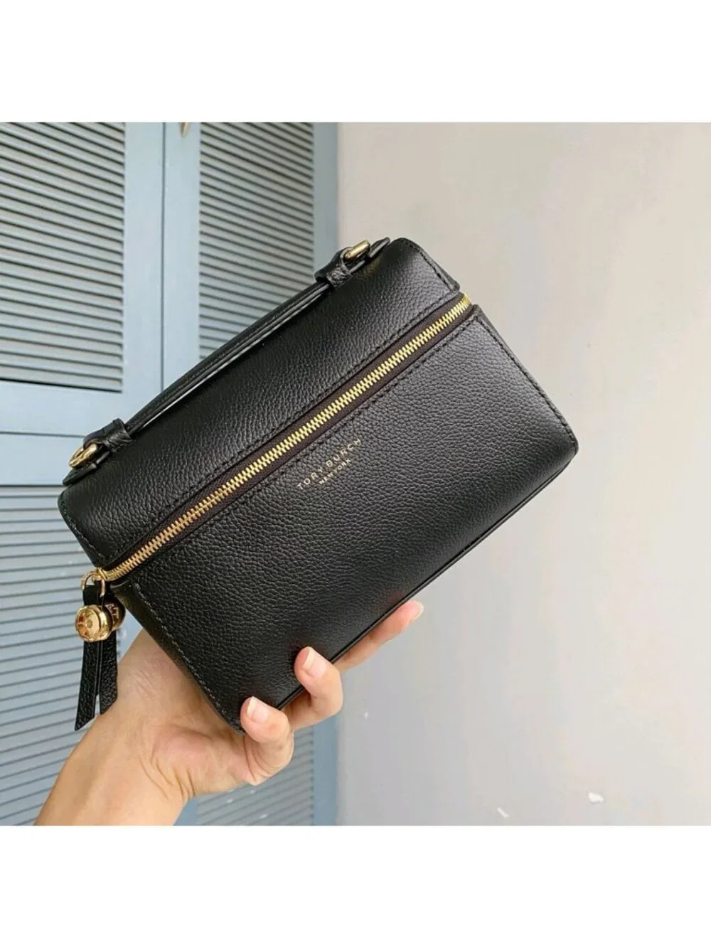 Tory Burch Romy Slim Mini Bag Black OS - Picture 2 of 13